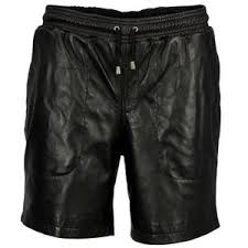 Mens Leather Shorts